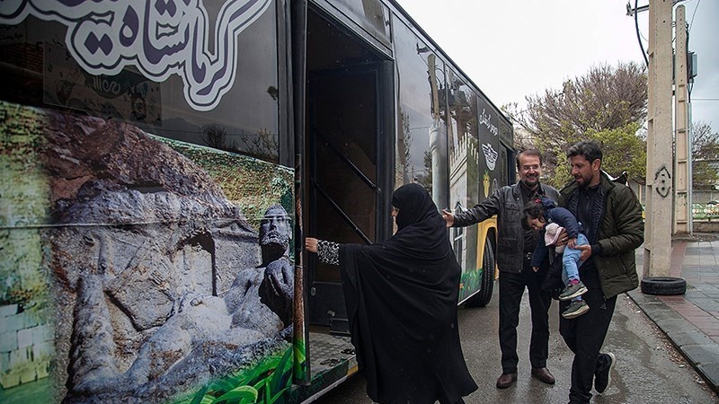 Kermanshah menyediakan bus untuk wisatawan Nowruz 1402 HS.