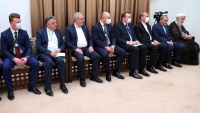 イランイスラム革命最高指導者のハーメネイー師とベラルーシのルカシェンコ大統領の会談