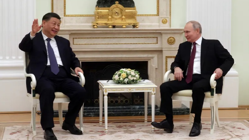 Встреча президентов России и Китая в Кремлевском Дворце