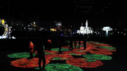 Festival Seni Cahaya di Taman Kooh Sangi, Mashhad (2)