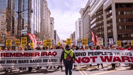 Usa, anniversario Guerra Iraq, marcia contro politica guerrafondaia di Washington + VIDEO