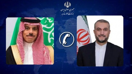 阿卜杜拉希扬同沙特外交大臣费萨尔通电话
