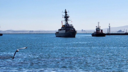 Iranian Navy 86th flotilla docks at Port of Cape Town in South Africa 