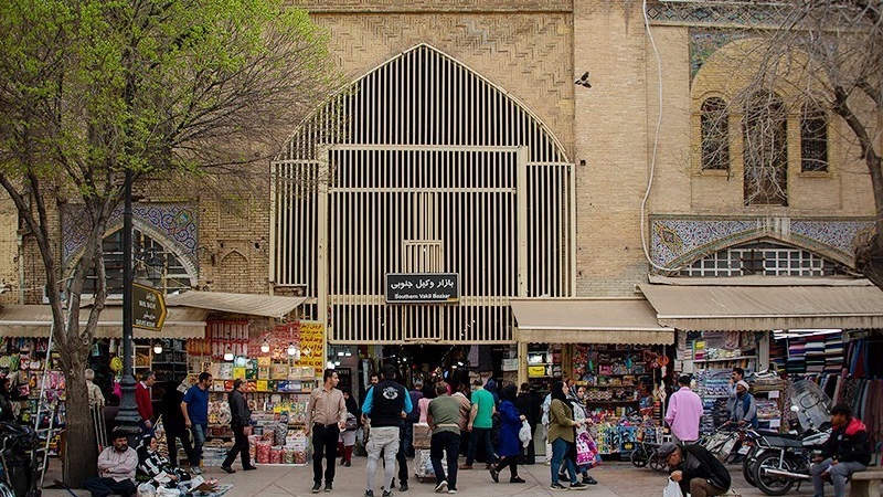 Pasar Vakil di Shiraz, Iran.