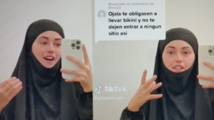 روایت جوان تازه مسلمان شده اسپانیایی از برخورد دوگانه غرب با مقوله حجاب و آزادی های فردی