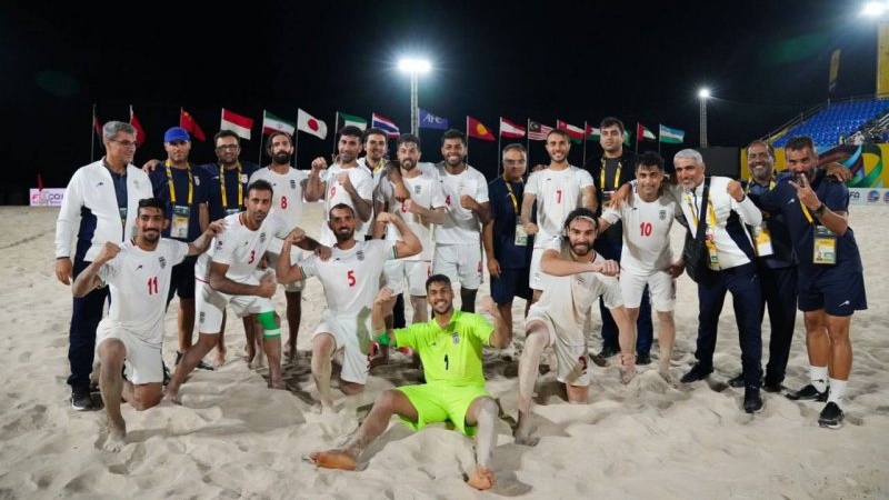 ビーチサッカーのイラン代表チーム