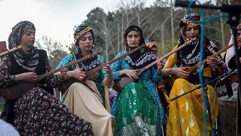 Festival Hilal Nowruz di Kermanshah, Sabtu (25/3/2023).