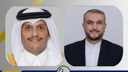 حسین امیر عبداللهیان او د قطر د بهرنیو چارو وزیر ټلفوني خبرې وکړې