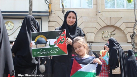İroni Tolış şəhrıstonədə Ğuds beynəl xalğə ruji aksiya şikilon...