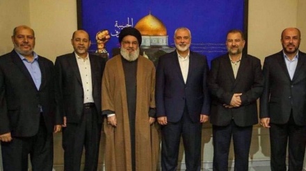 Nasrallah meets Hamas officials in Beirut amid rising tension over Israeli raids on al-Aqsa Mosque 