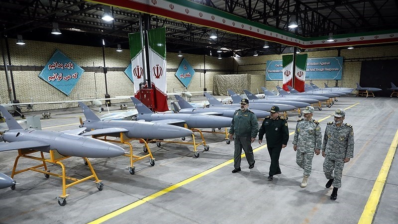 Drone militer Iran.