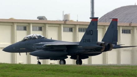 米軍F15E戦闘機4機が、嘉手納基地に暫定配備