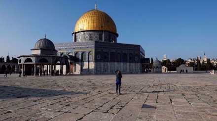 Illegal Zionist settlers urge animal slaughter at al-Aqsa Mosque during their festival