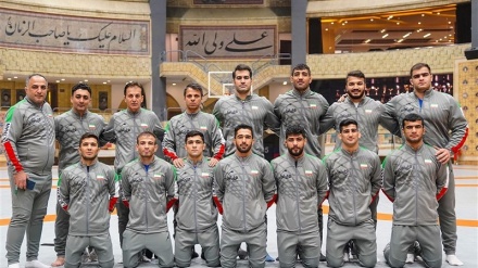 Iran Greco-Roman wrestling team champion of Asia