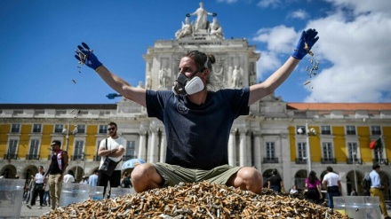 ポルトガルでプラ汚染に警鐘、たばこの吸い殻65万本！