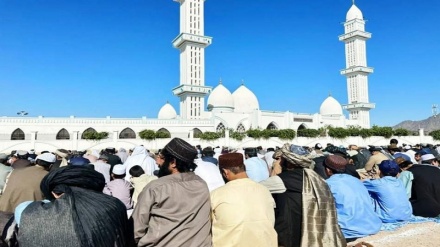 برگزاری نماز عید سعید فطر در قندهار به امامت رهبر طالبان 