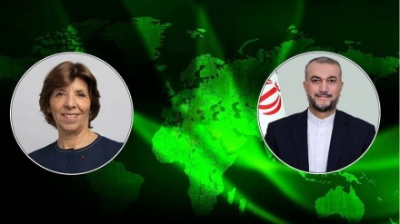 Твит Амира Абдуллахяна о встрече и беседе с министром иностранных дел Франции