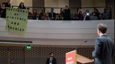 Ndërpritet fjalimi i Macron në Holandë