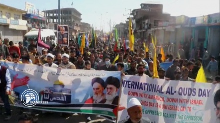 People in Kashmir stage Quds Day rallies to support Palestinian nation