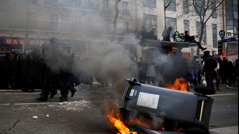 Demonstrata masive kundër ligjit të pensioneve në Francë