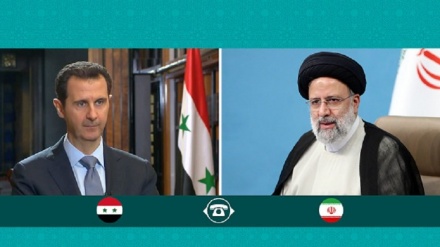 הנשיא ראיסי קיים שיחת טלפון עם נשיא סוריה בשאר אסד