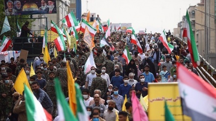 Millionen versammeln sich weltweit, um Internationalen Quds-Tag inmitten anhaltender israelischer Aggression zu begehen