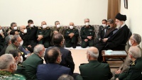 イランイスラム革命最高指導者のハーメネイー師と同国軍の司令官や責任者らの会談
