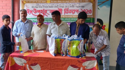 আইআরআইবি ফ্যান ক্লাব বাংলাদেশ-এর উদ্যোগে টাঙ্গাইলে ঈদসামগ্রী বিতরণ