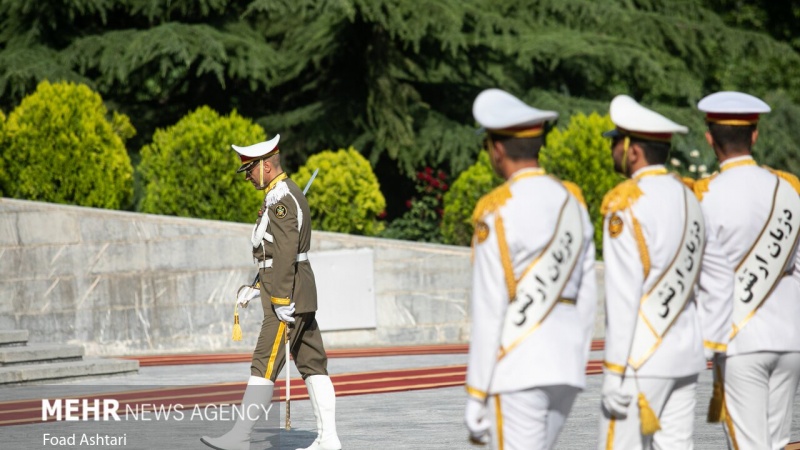  تصاویر: مراسم استقبال رسمی رئیس جمهور ایران از پادشاه عمان