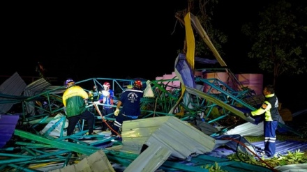タイで暴風雨により学校設備の屋根崩落、7人死亡