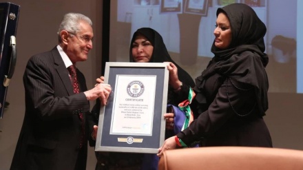 Регистрация четвертого рекорда иранской пловчихи в Книге рекордов Гиннеса