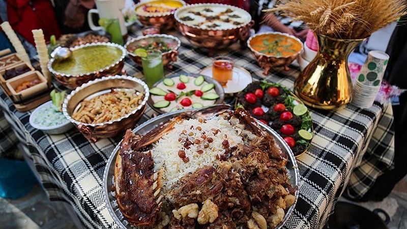 Festival Makanan Lokal Kurdistan, Iran, Rabu (31/5/2023).