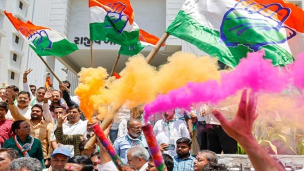  India: Congress set to win major state poll after loss by ruling BJP 