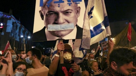 سرکوب تظاهرات هزاران نفری علیه نتانیاهو و بازداشت 42 معترض