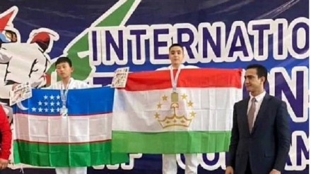درخشش تکواندوکار نوجوان تاجیک در مسابقات بین المللی