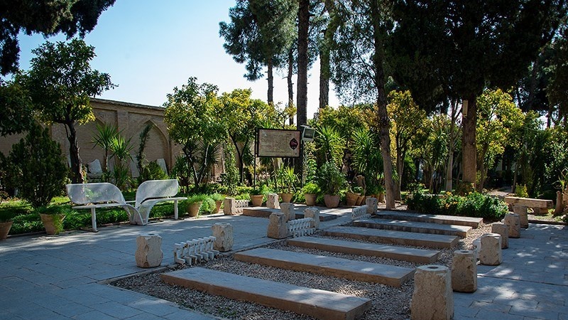 Taman Museum Haft Tanan di Shiraz, Iran.