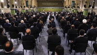 イランイスラム革命最高指導者のハーメネイー師と同国国会議員らの会談