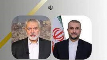 La conversazione tra Amir -Abdullahian e Haniyeh sugli ultimi sviluppi in Palestina 