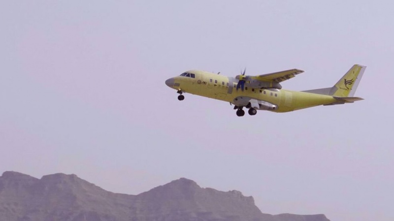 Iran: Im Inland hergestelltes Transportflugzeug macht Jungfernflug