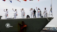 世界航海終えたイラン軍艦隊、バンダル・アッバース港に到着世界航海終えたイラン軍艦隊、バンダル・アッバース港に到着
