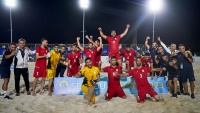 ビーチサッカー・イラン代表が日本に勝利