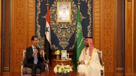הנשיא הסורי אסד ובן סלמאן לחצו ידיים בפסגה הערבית בסעודיה