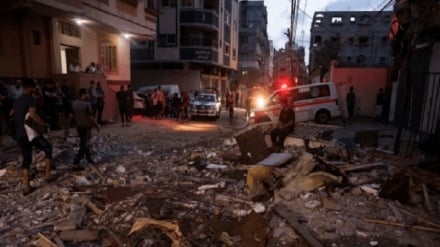 د صهیونیستي رژیم په هوایي بریدونو کې ۲۸ فلسطینیان په شهادت رسېدلي