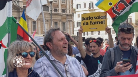 意大利公民走上街头抗议生活成本危机