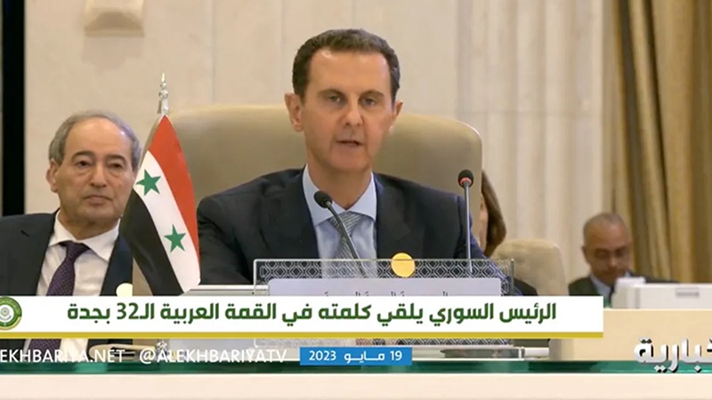 Bashar Assad di KTT Liga Arab Jeddah