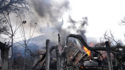 نابودی ۲۰۰ تن تجهیزات نظامی اوکراین در دونتسک