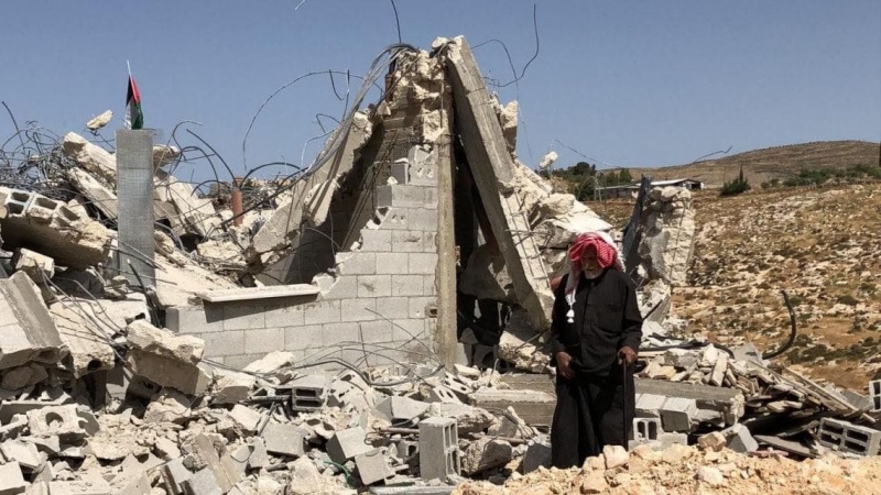 イスラルによりパレスチナ人住宅破壊