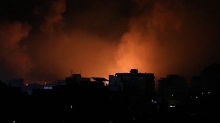 Siyonist savaş uçakları Gazze'de 7 evi yerle bir etti