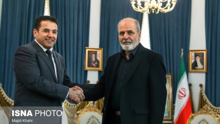 Sekretari i Këshillit të Lartë të Sigurisë Kombëtare të Iranit takohet me këshilltarin e Sigurisë Kombëtare të Irakut