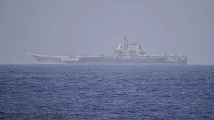  Chinese aircraft carriers pass through Taiwan Strait: Taipei 